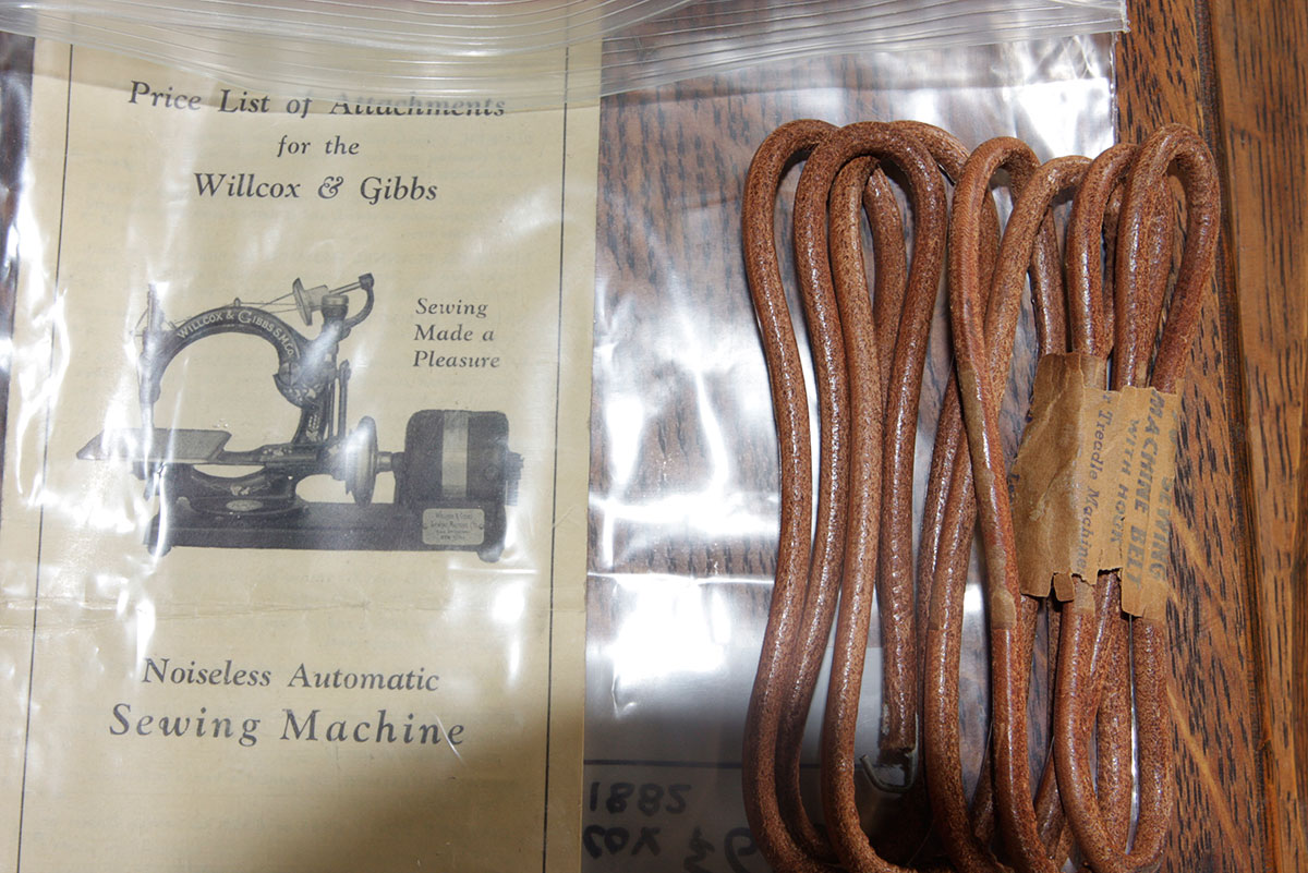 Willcox and Gibbs Treadle Sewing Machine