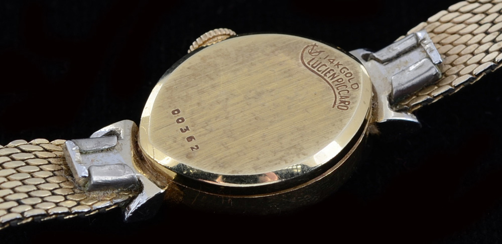 Lucien Piccard 14K Gold and Gold Filled Diamond Bracelet