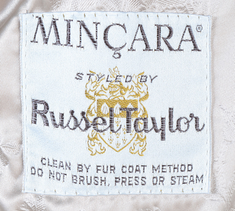 Vintage Faux Mink Fur Coat