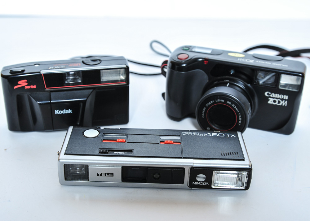 Grouping of Vintage Cameras