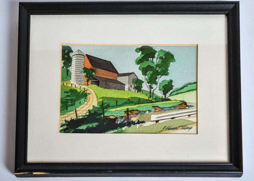 J. Howard Trump Watercolor