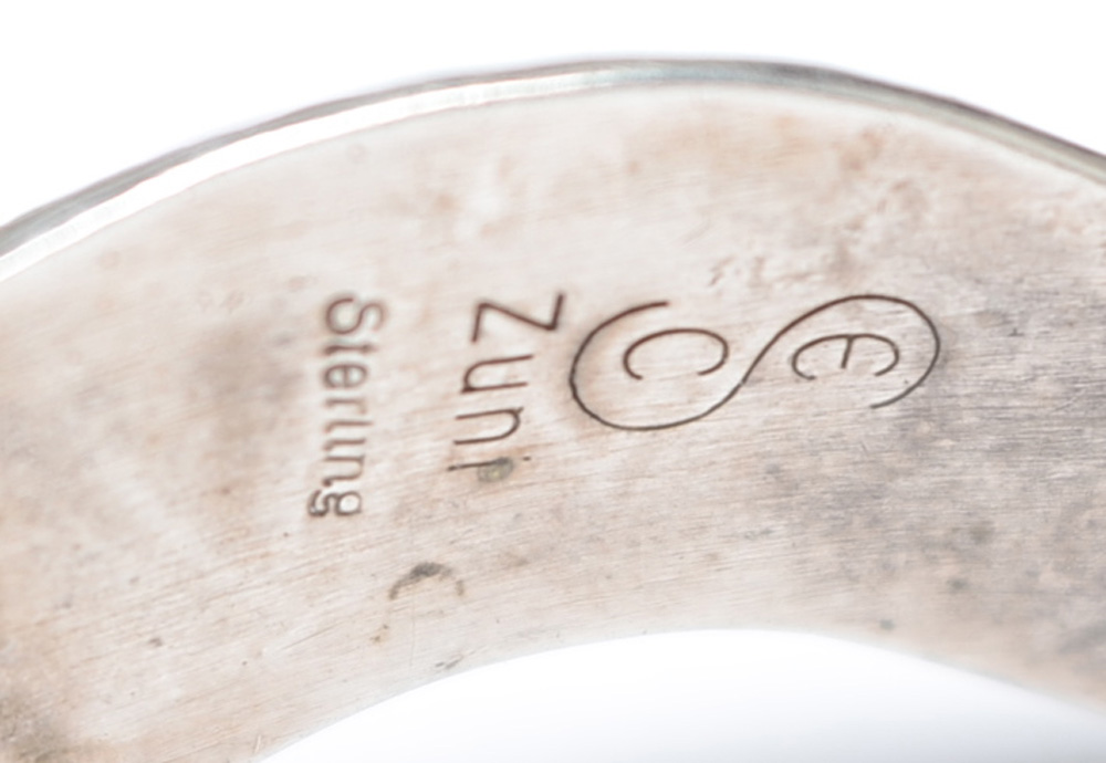 Zuni Sterling Inlay Cuff and Turquoise Jewelry