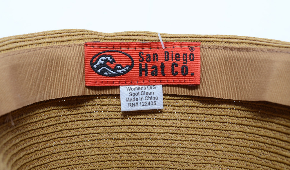 Five Women's San Diego Hat Company Straw Hats