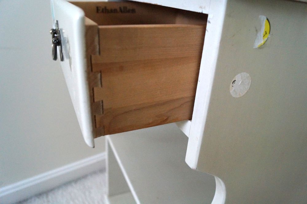 Vintage Ethan Allen Bedside Table