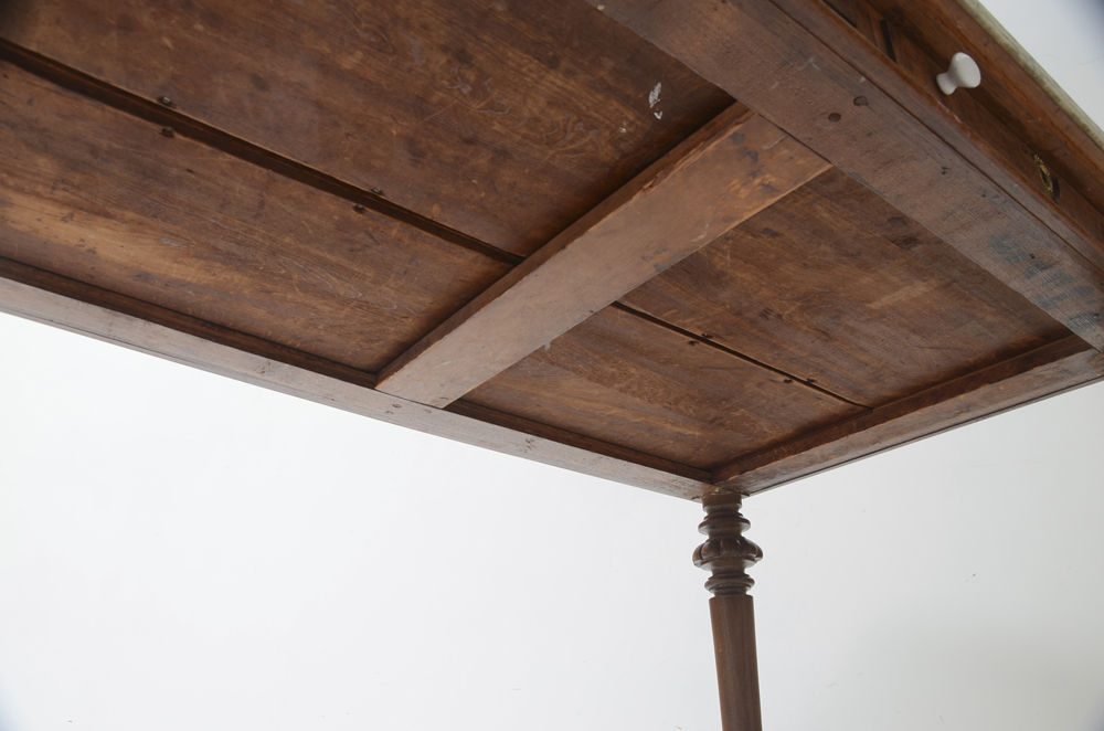 Antique Marble Top Pastry Table