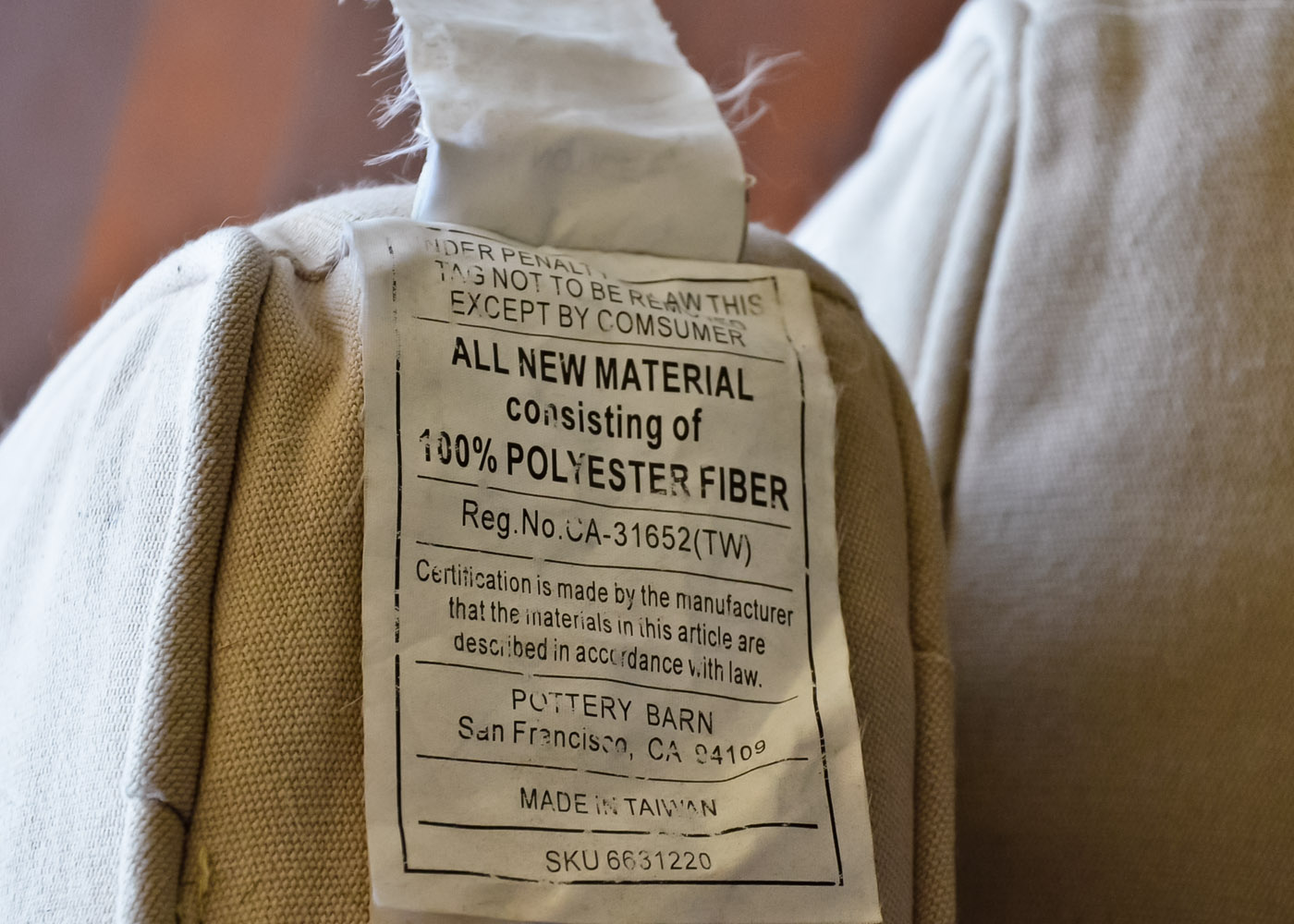 Pottery Barn Indoor/Outdoor Teak Sectional Sofa