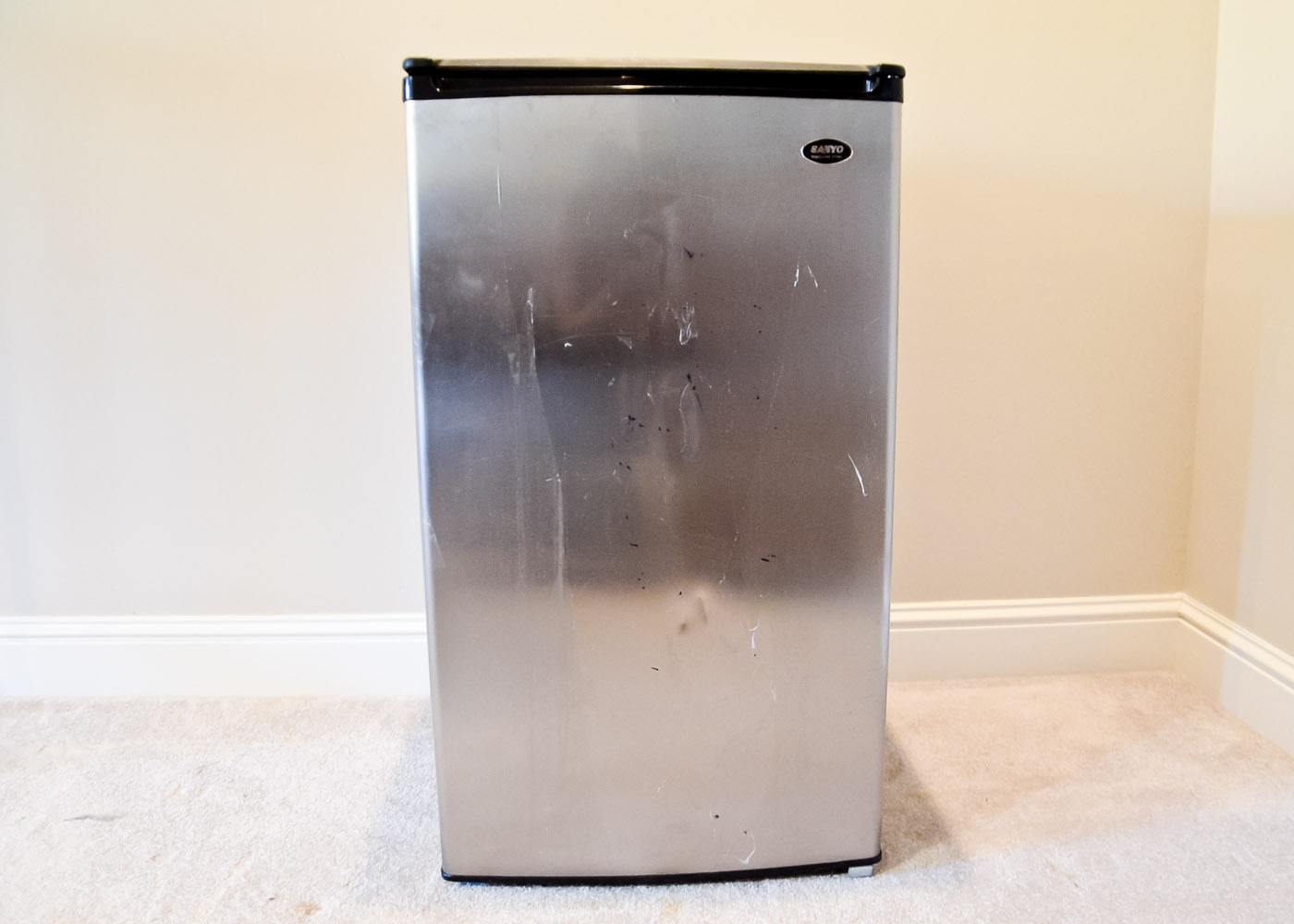 Sanyo Stainless Steel Mini Fridge
