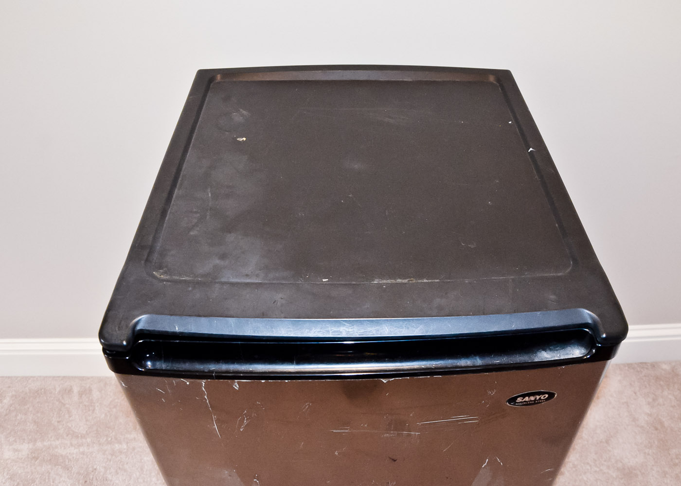 Sanyo Stainless Steel Mini Fridge