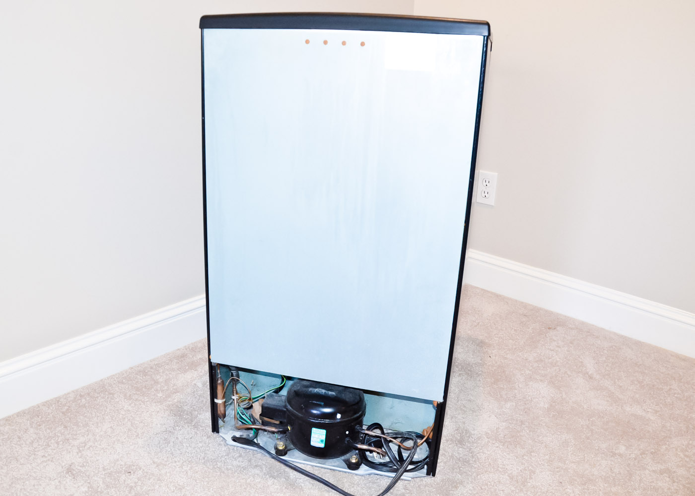 Sanyo Stainless Steel Mini Fridge