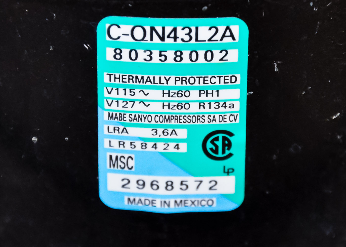 Sanyo Stainless Steel Mini Fridge