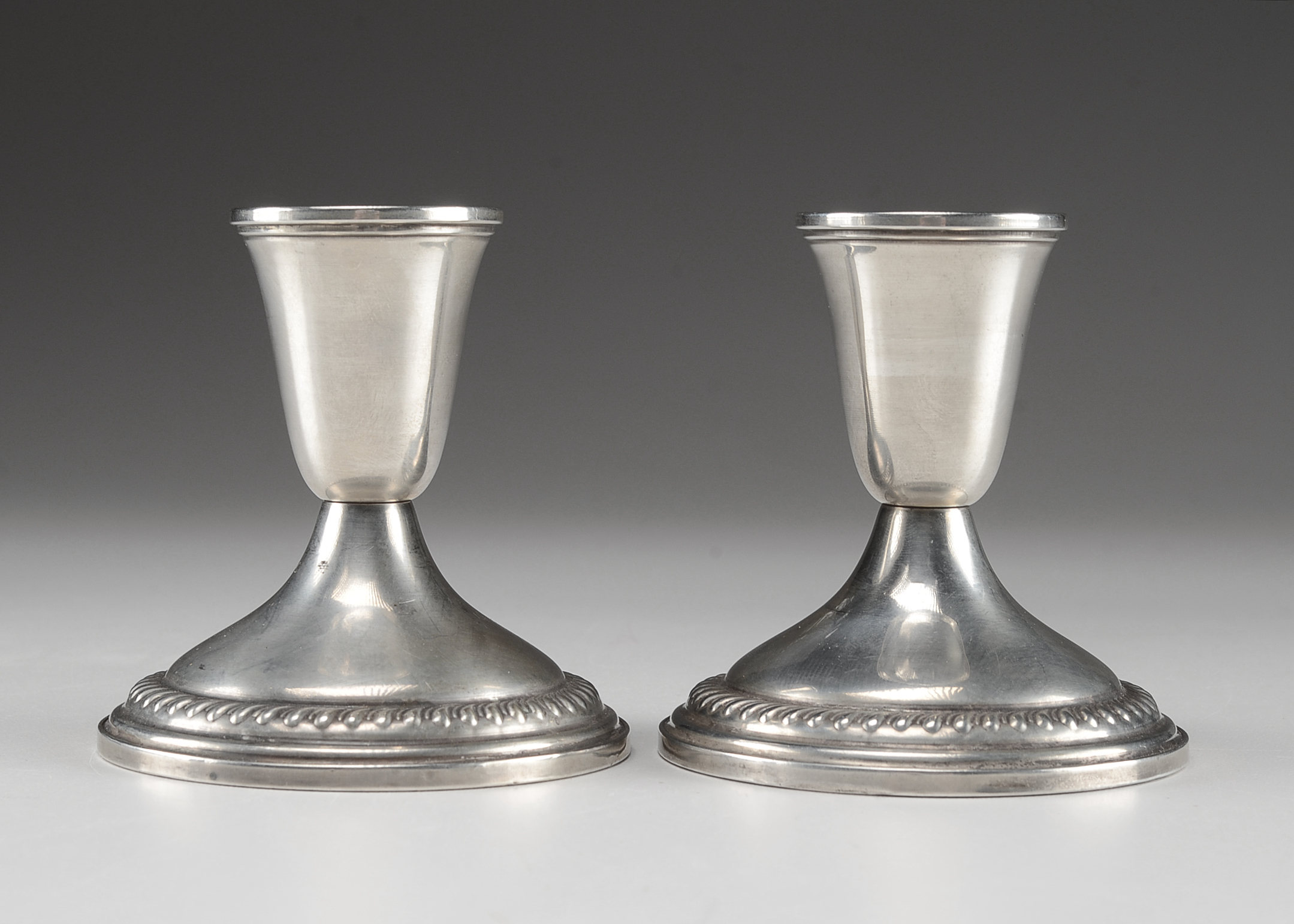 Empire Sterling Weighted Candle Holders