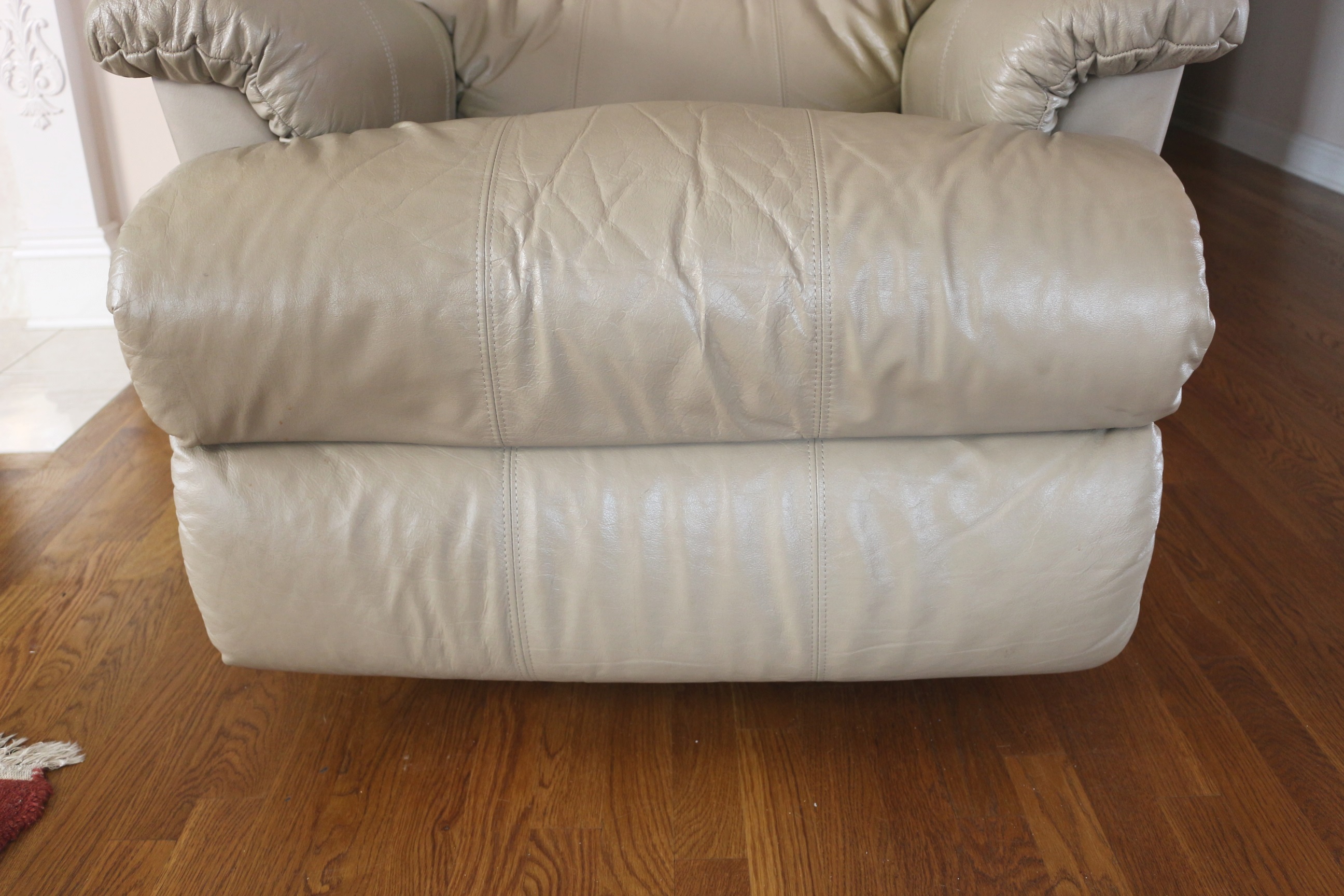 Lazy-Boy Leather Swivel Recliner