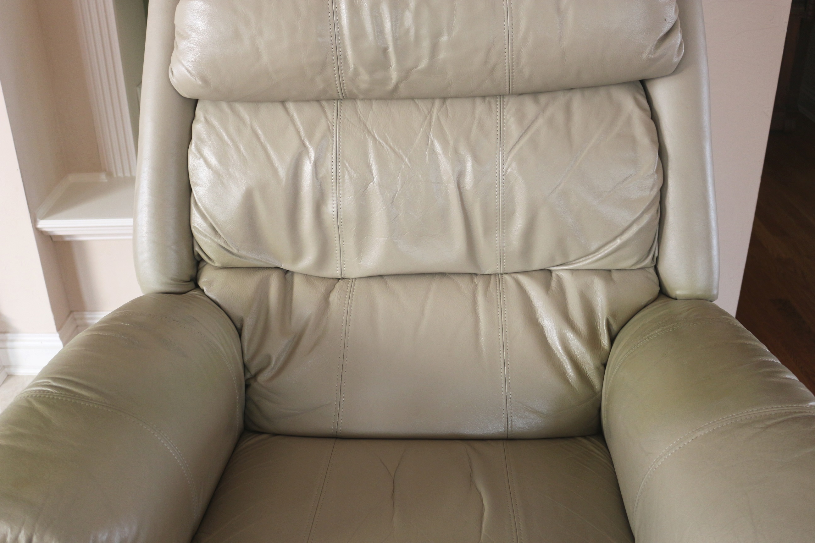 Lazy-Boy Leather Swivel Recliner