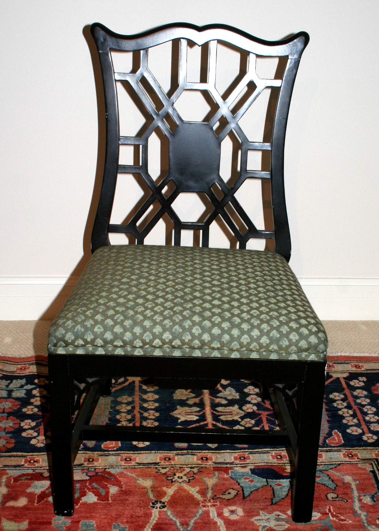 Chinese Chippendale Style Dining Room Chairs