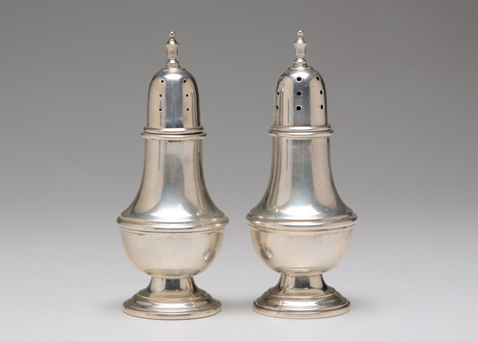 Watrous Mfg. Co. Sterling Salt and Pepper Shaker