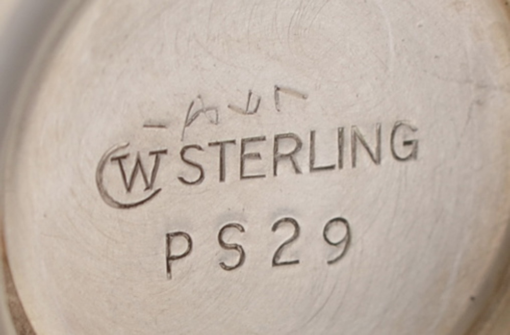 Watrous Mfg. Co. Sterling Salt and Pepper Shaker