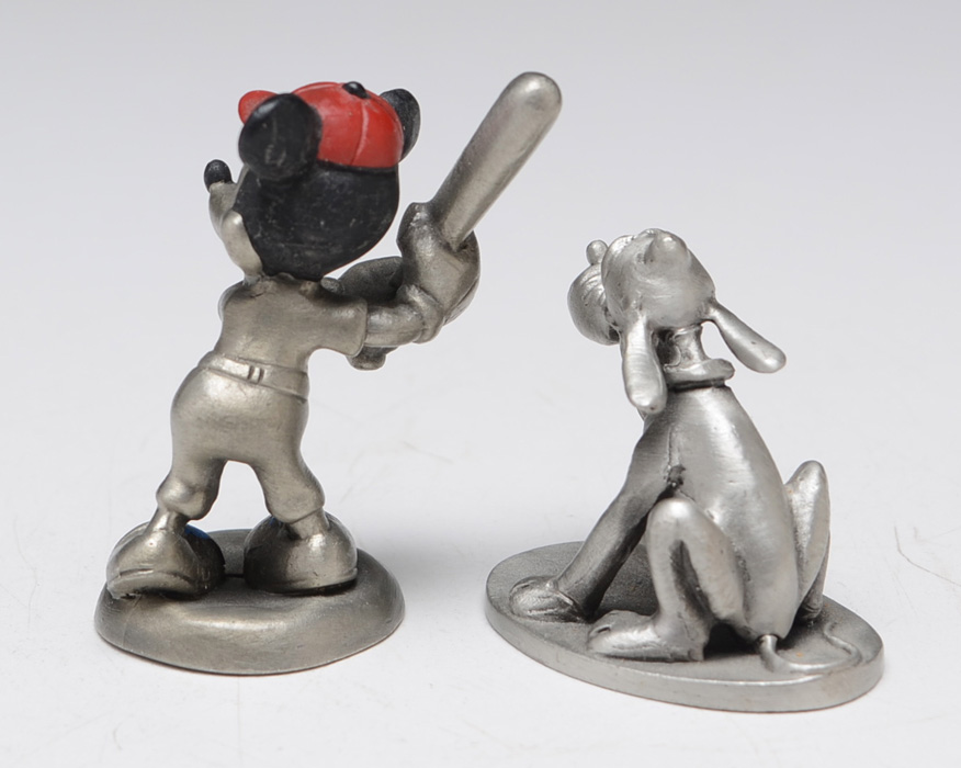 Disney Hudson Pewter Figurines Mickey Mouse and Pluto