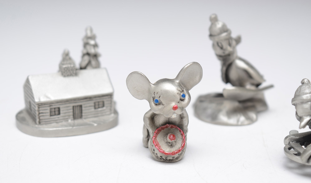 Hudson Pewter Holiday Figurines