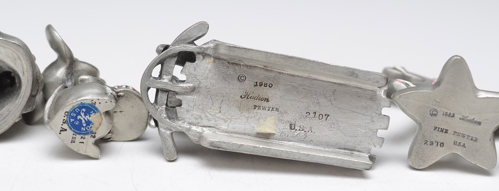 Hudson Pewter Holiday Figurines