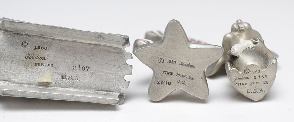 Hudson Pewter Holiday Figurines