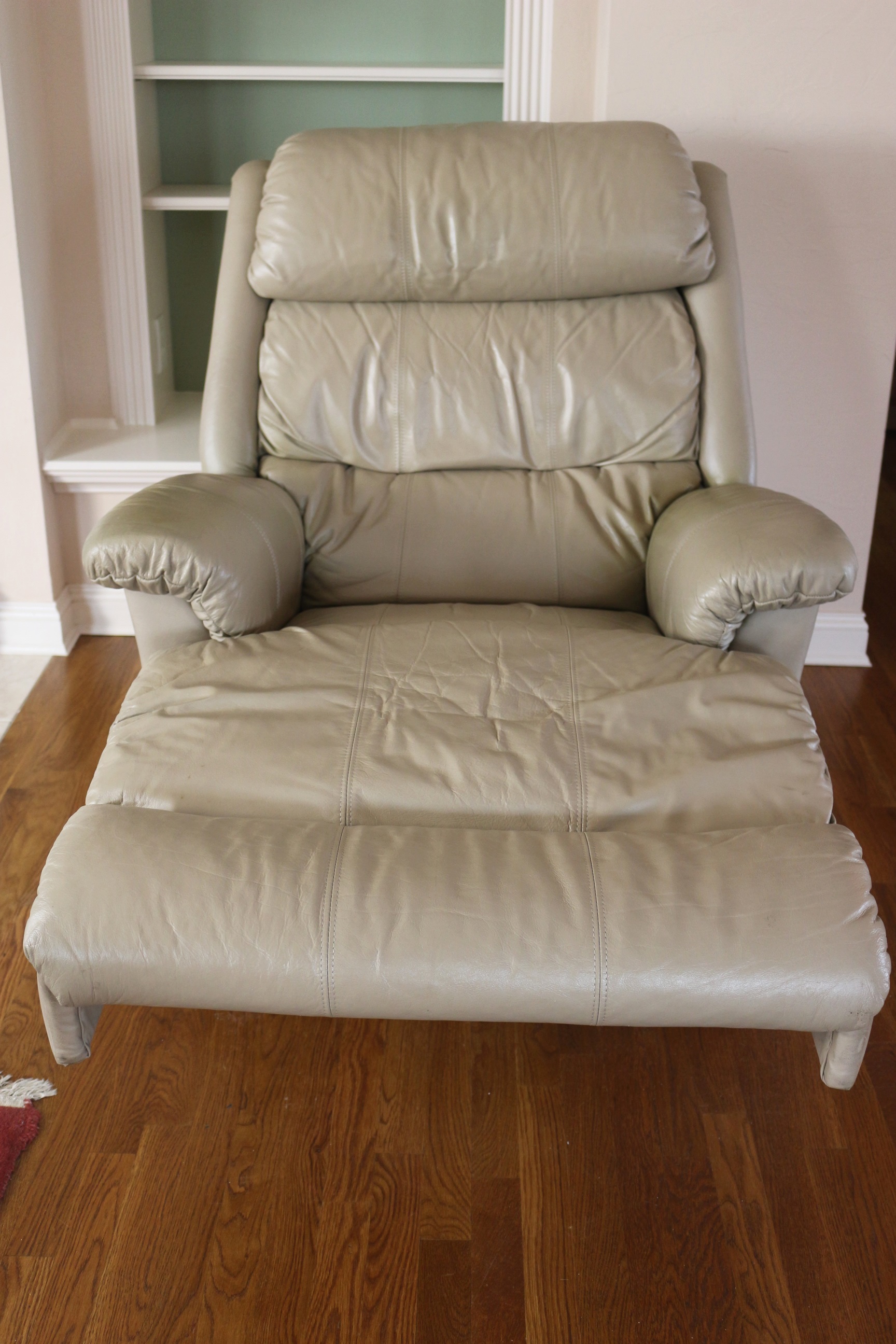 Lazy-Boy Leather Swivel Recliner