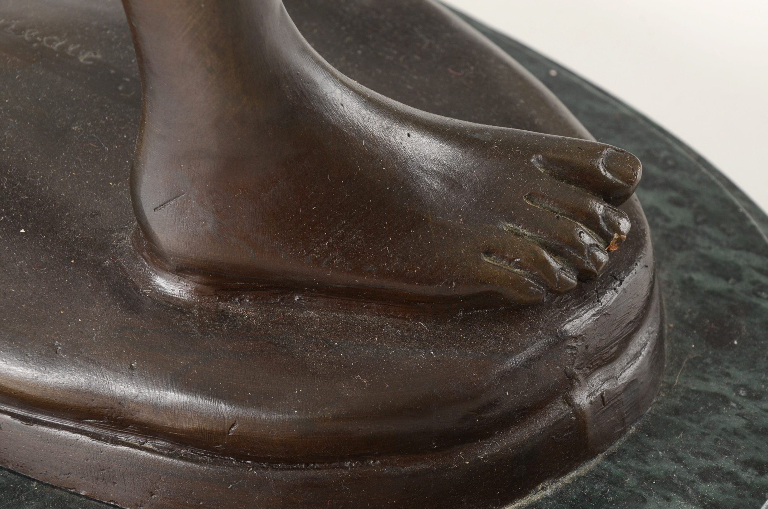 Auguste Moreau "Boy with Flute" Recast Bronze Sculpture