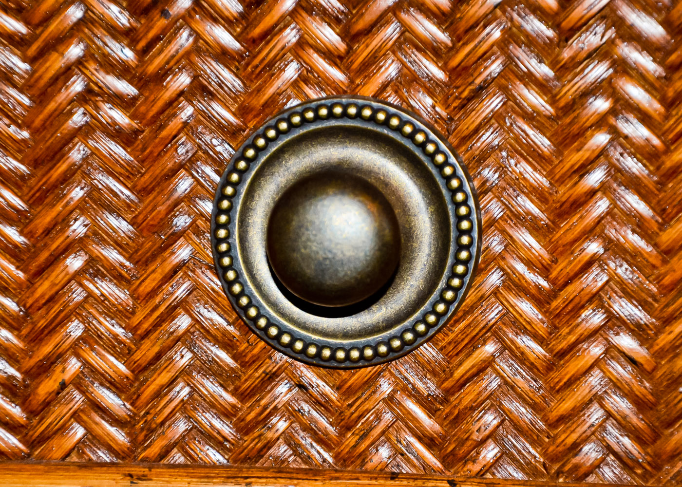 Pair of Lexington Tommy Bahama Wicker Front Dressers