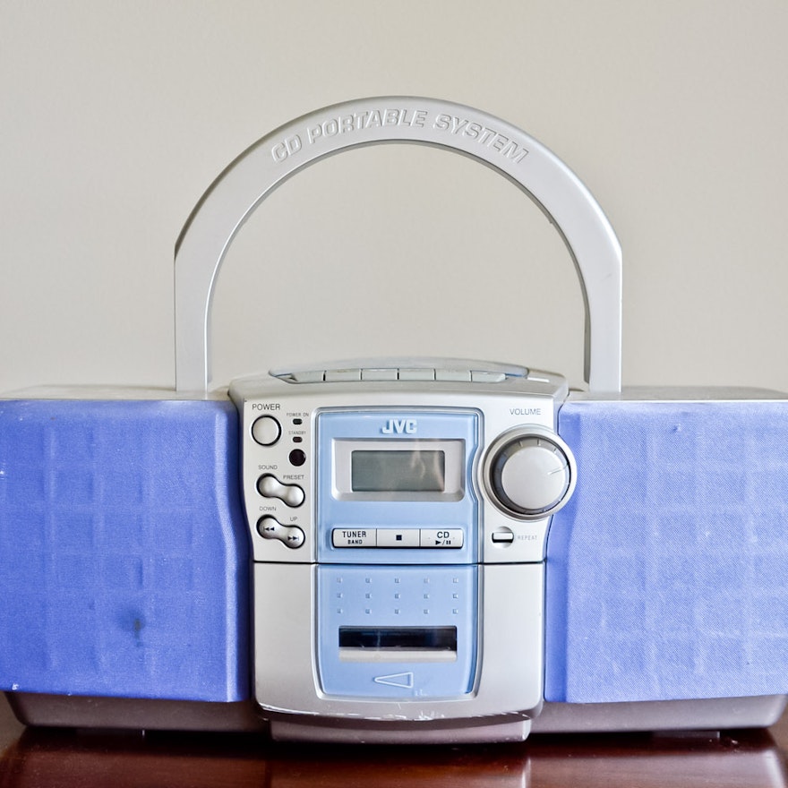 JVC Portable CD Player / Cassette Player / Radio