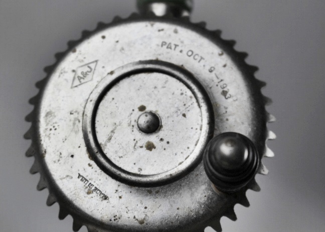 Vintage A&J Hand Mixer in Vaseline Measuring Cup