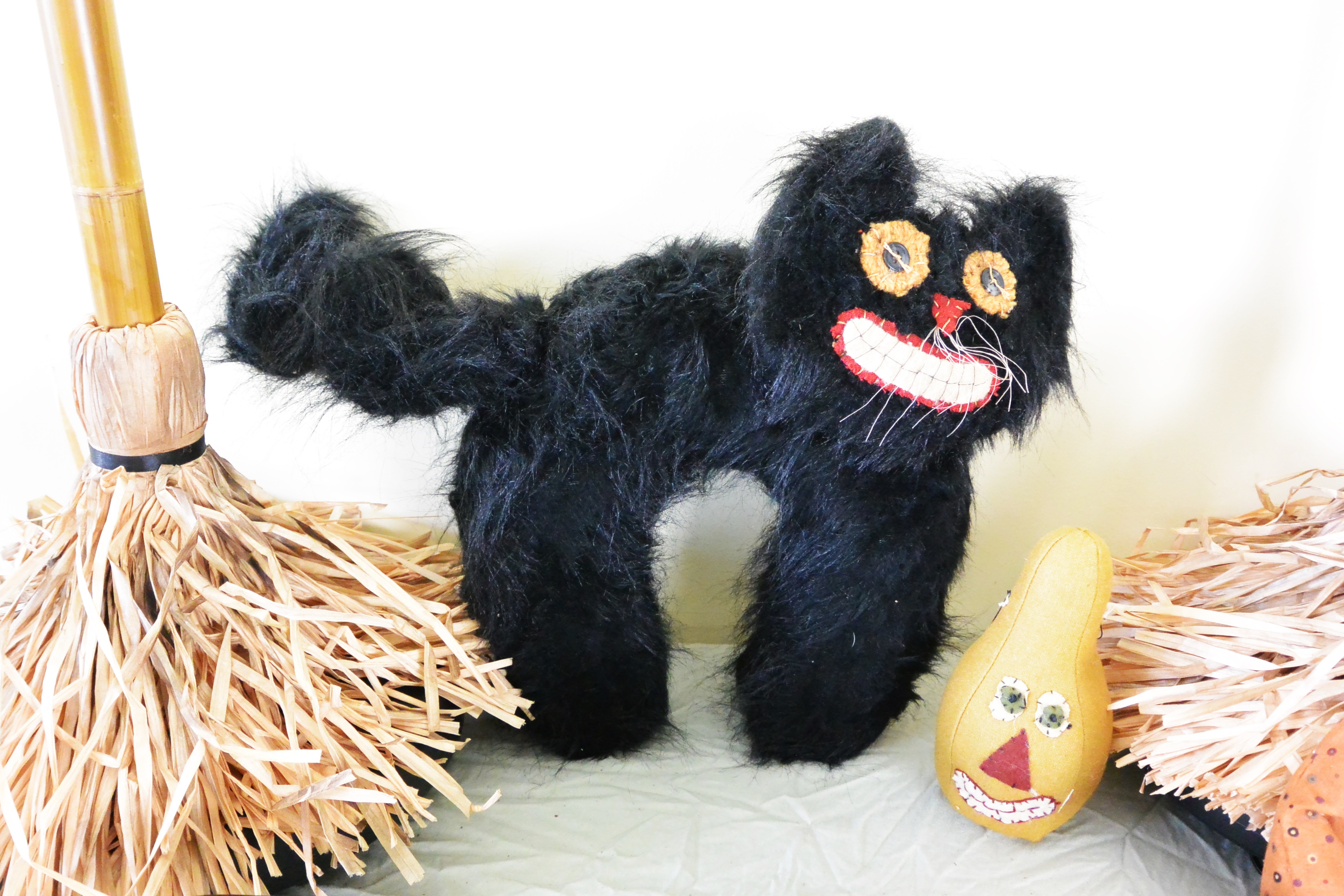 Hallween Spinning Screeching Brooms,  Witches Hand Platter & More