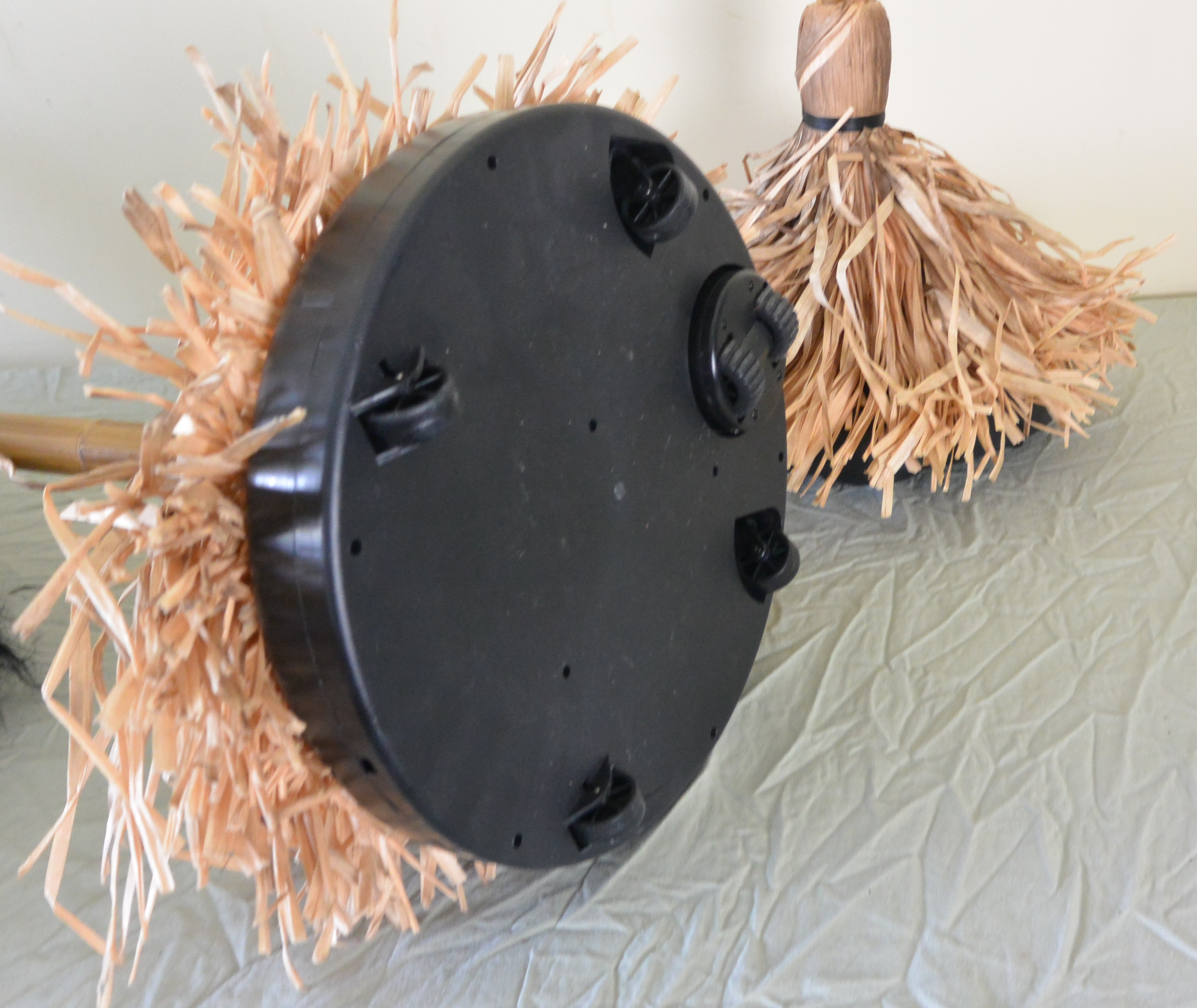 Hallween Spinning Screeching Brooms,  Witches Hand Platter & More