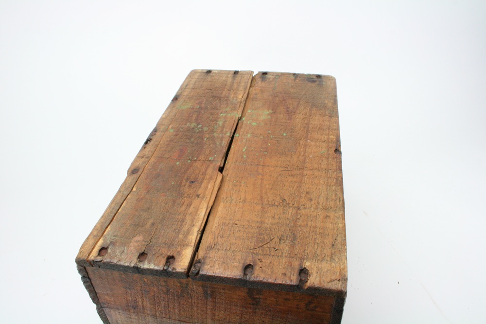 Vintage Wooden Advertising Boxes