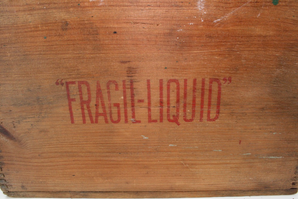 Vintage Wooden Advertising Boxes