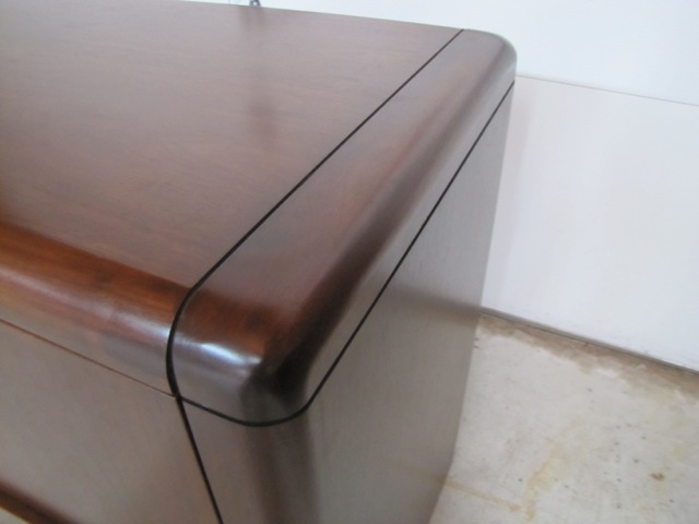 Solid Wood Two Drawer File Cabinet