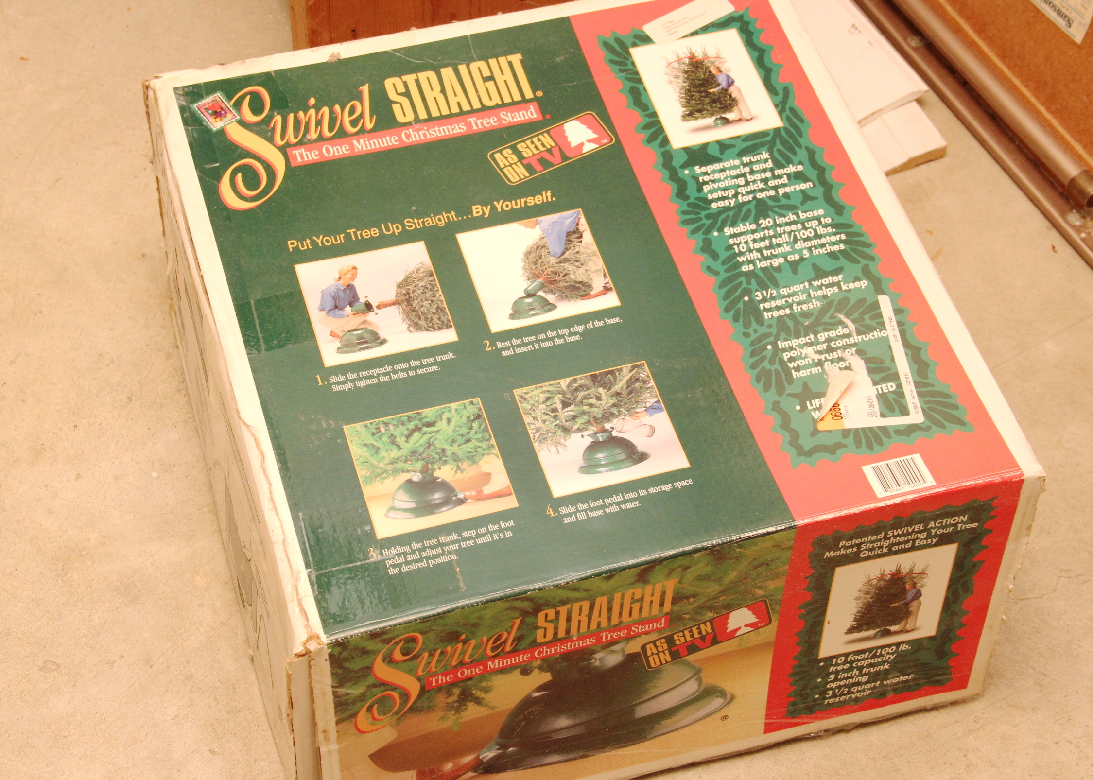 Swivel Straight Christmas Tree Stand