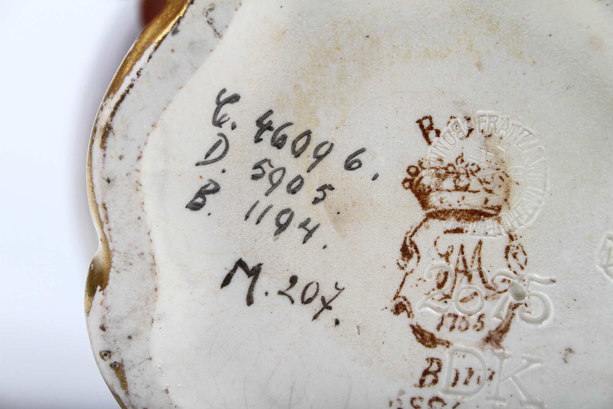 Antique Victorian Painted Royal Bonn Vase by Franz Anton Mehlem