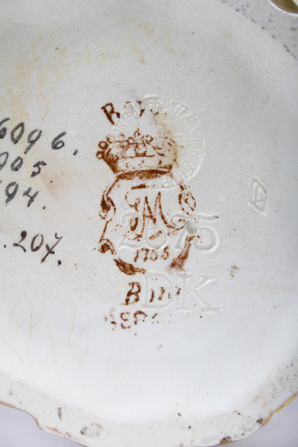 Antique Victorian Painted Royal Bonn Vase by Franz Anton Mehlem