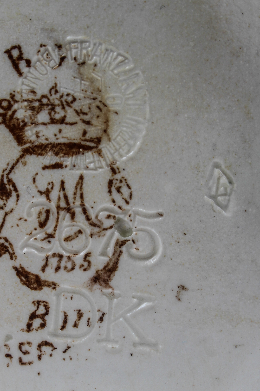 Antique Victorian Painted Royal Bonn Vase by Franz Anton Mehlem