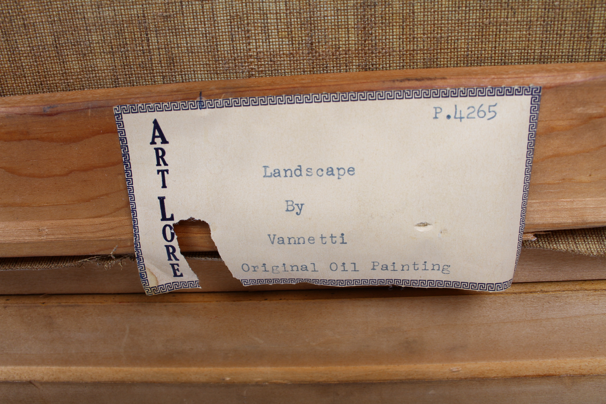 Vannetti Landscape Oil Painting