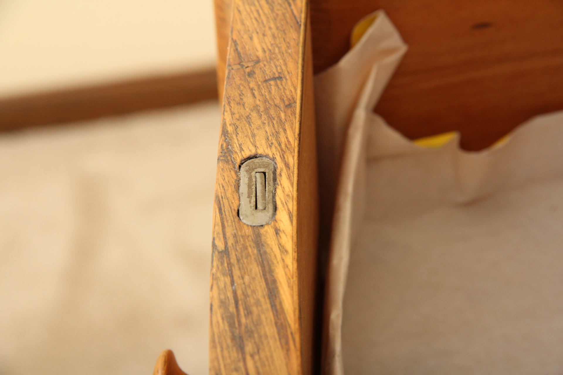 Antique Oak Highboy Dresser and Mirror