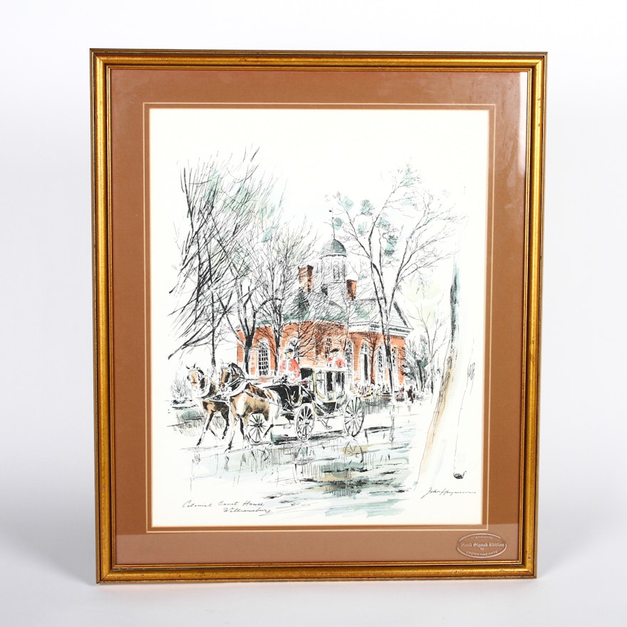 Vintage Williamsburg Print by John Haymson