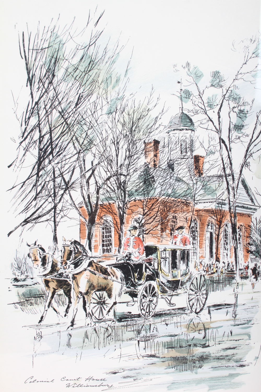 Vintage Williamsburg Print by John Haymson