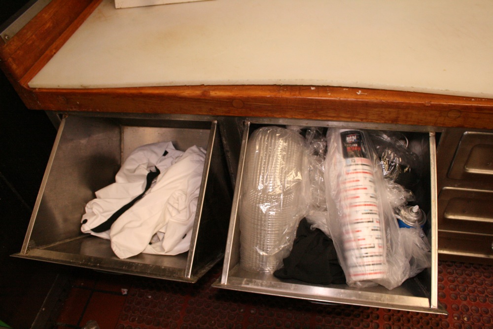 Vintage Industrial Butcher-Block Counter