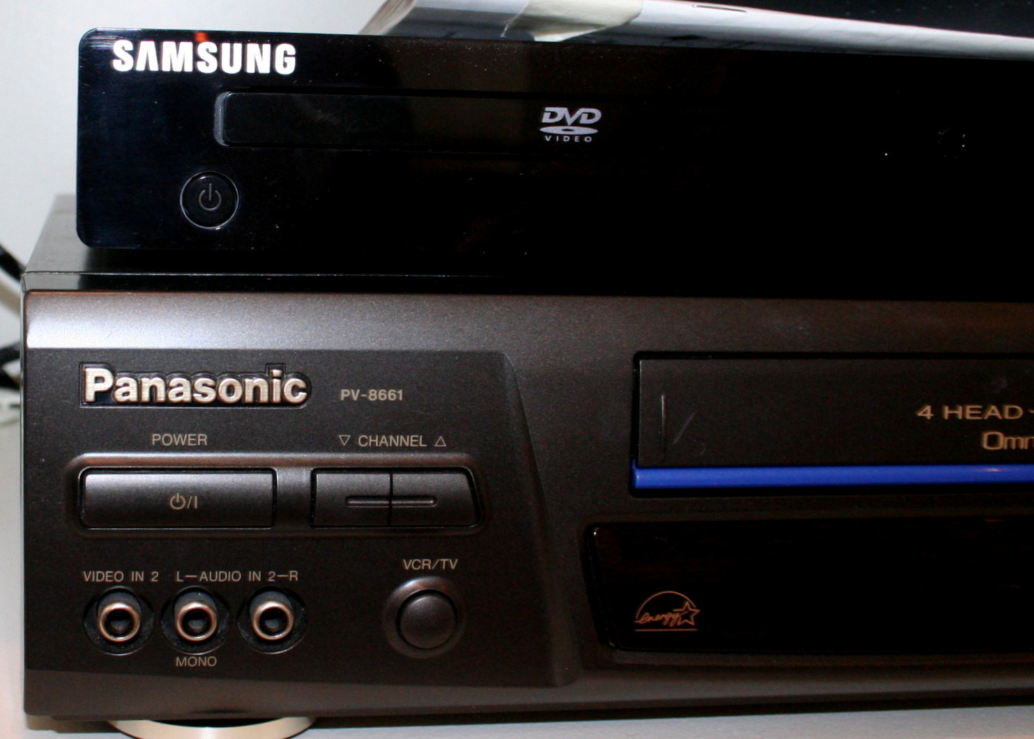 Samsung DVD Player and Panasonic DVD Player