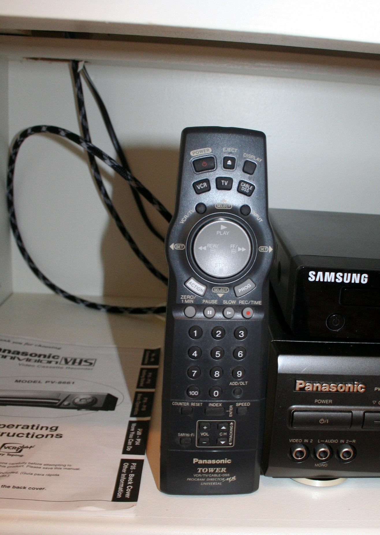 Samsung DVD Player and Panasonic DVD Player
