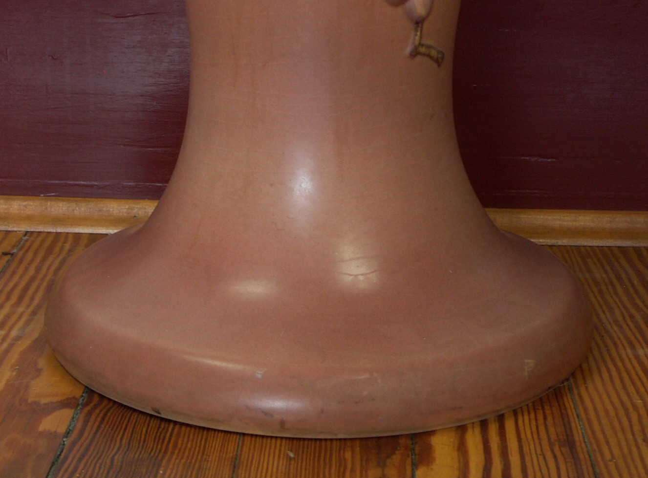 Roseville Pottery Pink "Apple Blossom" Pedestal and Jardiniere