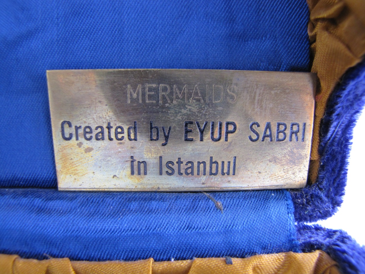 Deluxe Carved Meerschaum Eyup Sabri “Mermaids" Pipe