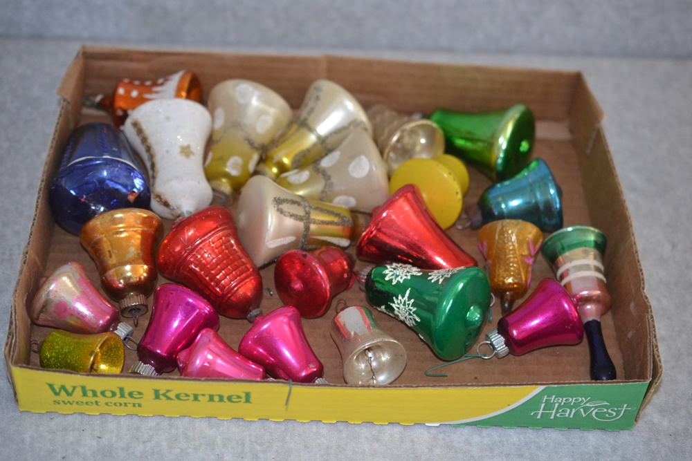 Vintage Shiny Brite, Santa's World and Other Christmas Ornaments