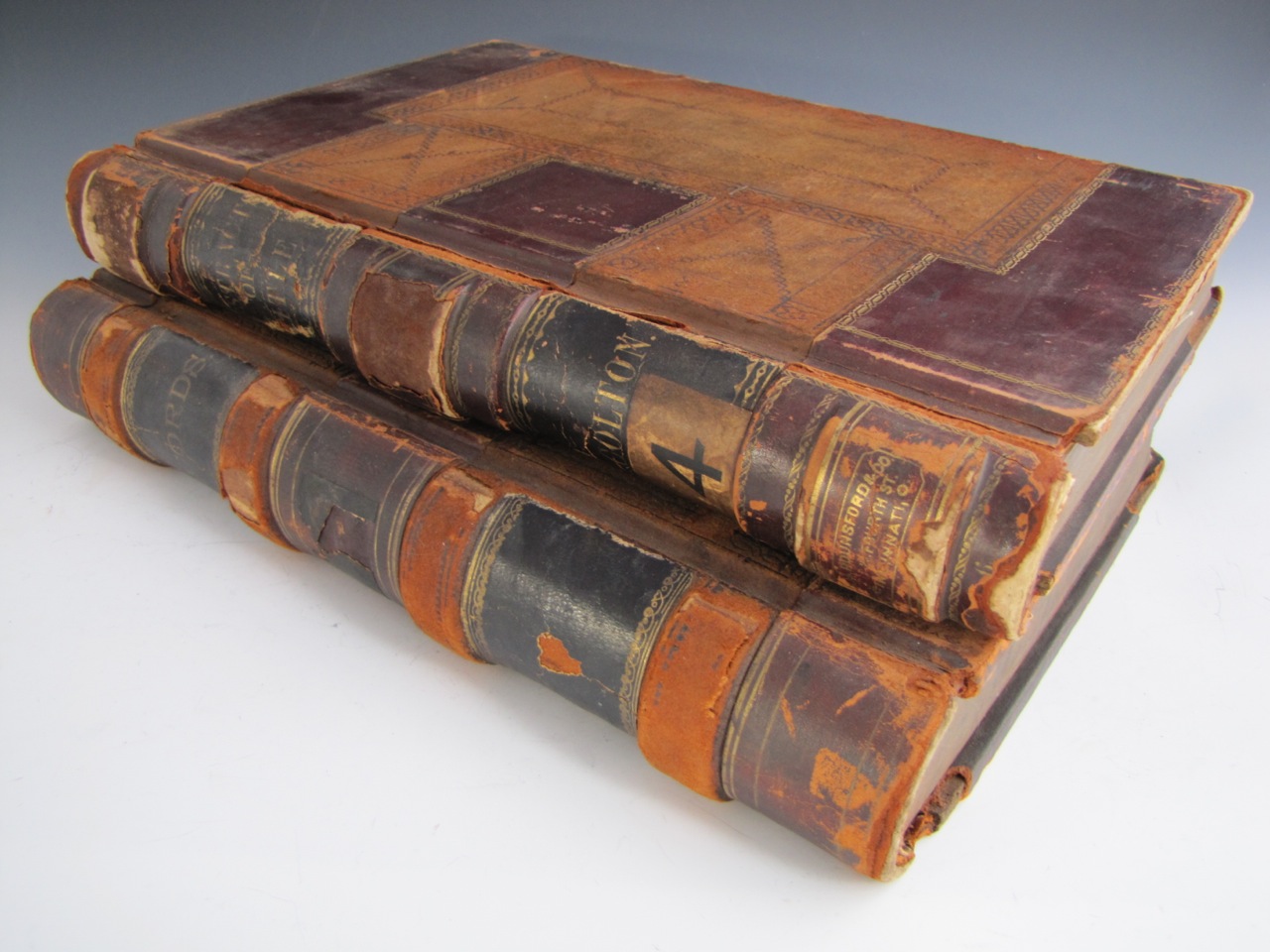 Rare Historical Cincinnati Land Ledger Books c.1780’s-1840’s