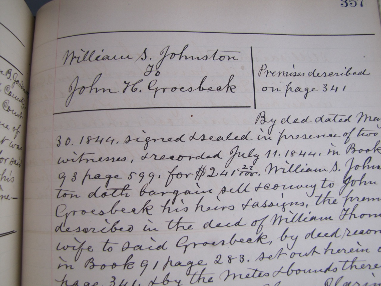 Rare Historical Cincinnati Land Ledger Books c.1780’s-1840’s